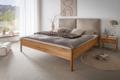 San-Diego-sleeping von Nature Living - Bett Wildeiche - Leinen natur