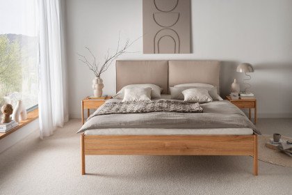 San-Diego-sleeping von Nature Living - Bett Wildeiche - Leinen natur