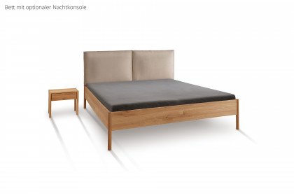 San-Diego-sleeping von Nature Living - Bett Wildeiche - Leinen natur
