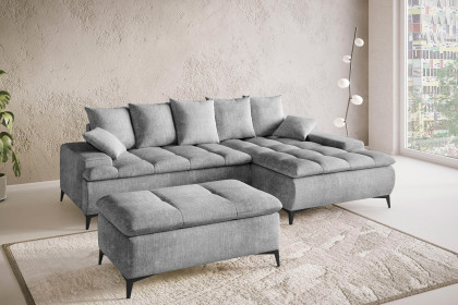Haiti III von Nova Via - Polstersofa rechts graphite