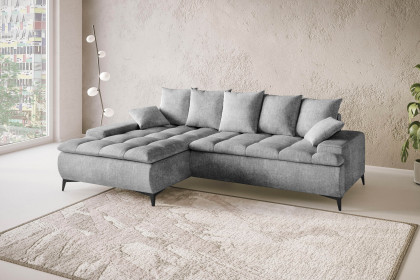 Haiti III von Nova Via - Polstersofa links graphite