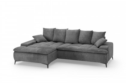 Haiti III von Nova Via - Polstersofa links graphite