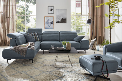 MR 2490 von Musterring - Ledersofa Variante links blue