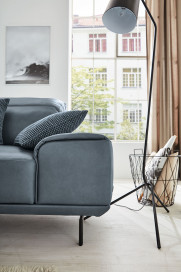 MR 2490 von Musterring - Ledersofa Variante links blue