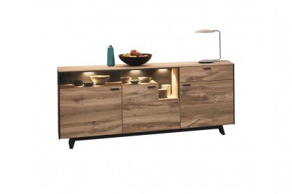 Andra-living von SCHÖNER WOHNEN - Sideboard Eiche/ anthrazit