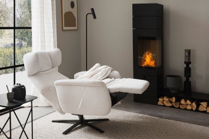 Catola Lazyline von SCHÖNER WOHNEN - Relaxsessel silver-creme