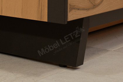 Andra-living von SCHÖNER WOHNEN - Sideboard Eiche/ anthrazit mit Beleuchtung