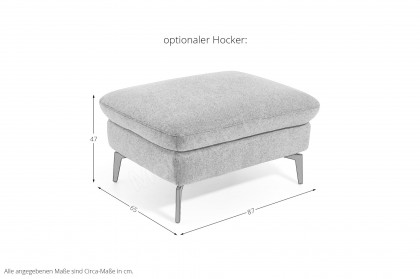 HU-HP22156 von Hukla - Eckgarnitur mandel