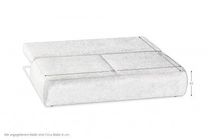 Devin-Sleep von Restyl - Schlafsofa mit Bettkasten in Beige