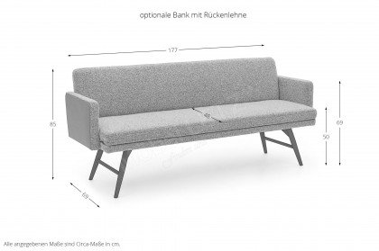 T 4010 von Musterring - Esszimmertisch Barock-Eiche gebürstet & geölt