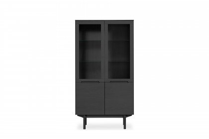 SM 307 von Skovby Møbelfabrik - Vitrinenschrank Eiche schwarz