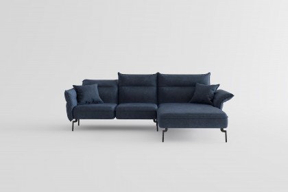 Jakarta von Primavera Furniture - Ecksofa Ausführung rechts dunkelblau