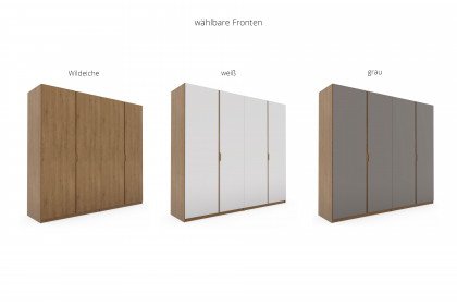 Alabama von Nature Living - Schrank 4-türig weiß - Wildeiche