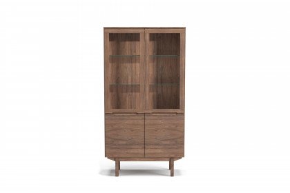 SM 307 von Skovby Møbelfabrik - Vitrine mit LED-Beleuchtung