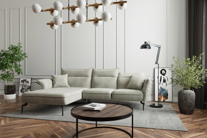 Jakarta von Primavera Furniture - Polstergarnitur links hellgrau
