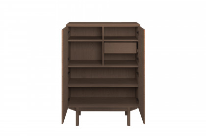 SM 308 von Skovby Møbelfabrik - Highboard in Nussbaum lackiert