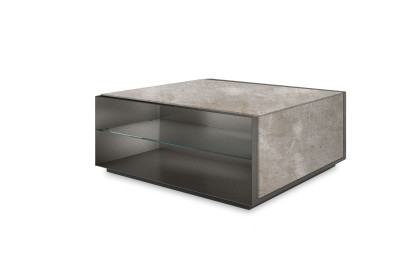 Vinci von LEONARDO Living - Couchtisch Metall mit Keramikapplikationen
