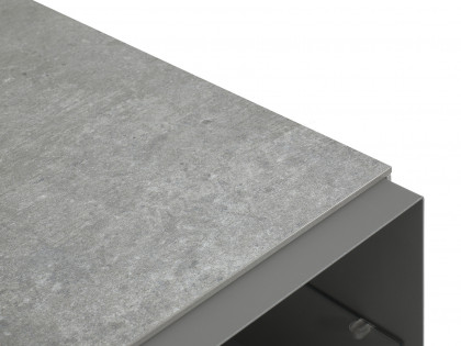 Vinci von LEONARDO Living - Couchtisch Metall mit Keramikapplikationen