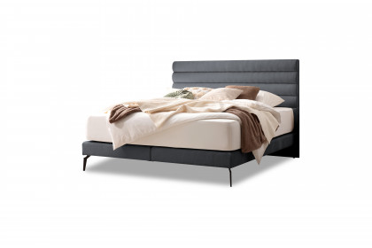 Stripes-Dream von DONE.® - Boxspringbett anthracite