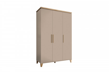 Hilda von BEGABINO - Kleiderschrank 3-türig kaschmir - Mauvella Oak