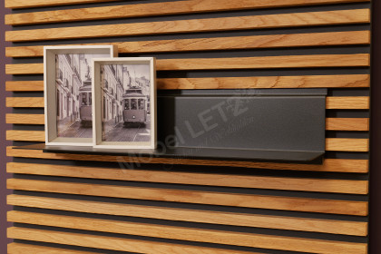 Yonna von SCHÖNER WOHNEN - Wandpaneel Kerneiche natur inklusive Beleuchtung