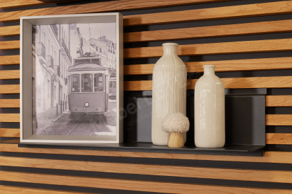 Yonna von SCHÖNER WOHNEN - Wandpaneel Kerneiche natur inklusive Beleuchtung