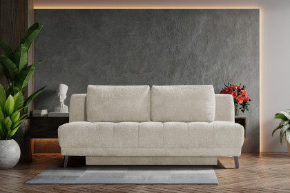 Linda-Sleep von Restyl - Schlafsofa in Beige mit Boxspringpolsterung