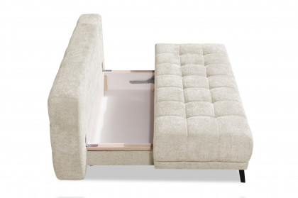 Linda-Sleep von Restyl - Schlafsofa in Beige mit Boxspringpolsterung