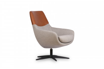 Robijn von Gealux - Sessel grau-cognac