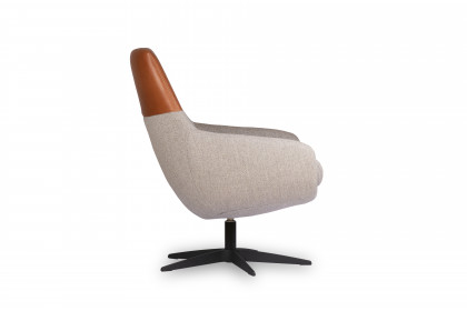 Robijn von Gealux - Sessel grau-cognac
