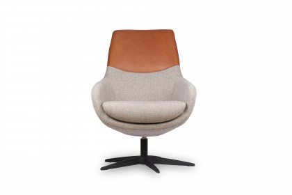 Robijn von Gealux - Sessel grau-cognac