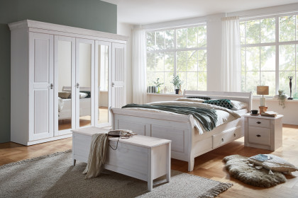 Eva von Jumek - Landhausschlafzimmer-Set 4-teilig weiß
