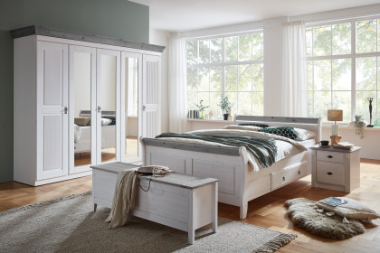 Eva von Jumek - Landhausschlafzimmer-Set 4-teilig weiß