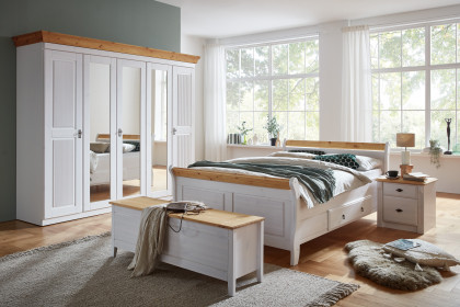 Eva von Jumek - Landhausschlafzimmer-Set 4-teilig weiß