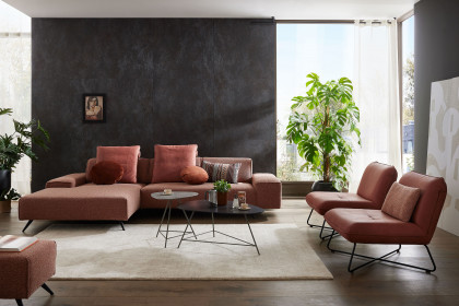 MR 2985 von Musterring - Ecksofa Variante links blush