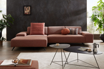 MR 2985 von Musterring - Ecksofa Variante links blush