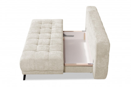 Linda-Sleep von Restyl - Schlafsofa beige mit Boxspringpolsterung