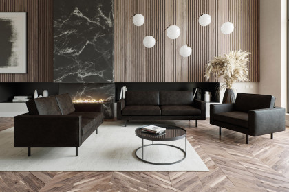 June von Primavera Furniture - Polstergruppe espressoschwarzbraun