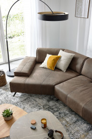 MR 2985 von Musterring - Ledersofa Ausführung links mocca
