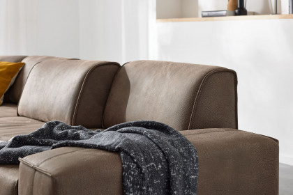 MR 2985 von Musterring - Ledersofa Ausführung links mocca