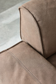MR 2985 von Musterring - Ledersofa Ausführung links mocca