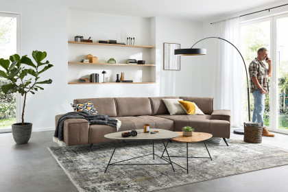 MR 2985 von Musterring - Ledersofa Ausführung rechts mocca