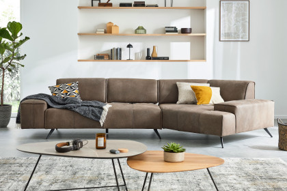 MR 2985 von Musterring - Ledersofa Ausführung rechts mocca