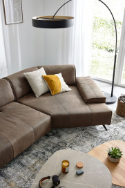 MR 2985 von Musterring - Ledersofa Ausführung rechts mocca