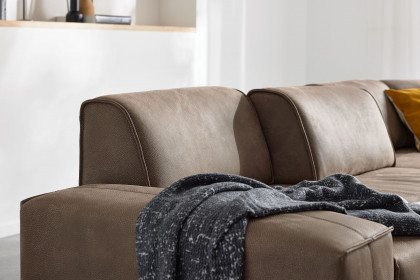 MR 2985 von Musterring - Ledersofa Ausführung rechts mocca