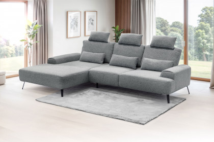 Astoria von Exxpo - Ecksofa Variante links stone-melange