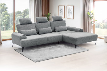 Astoria von Exxpo - Ecksofa Variante rechts stone-melange