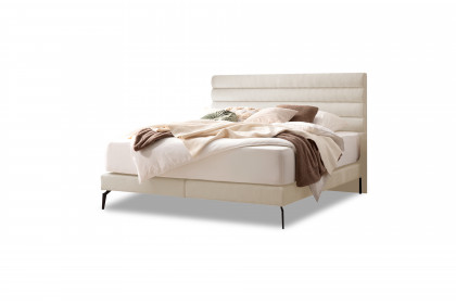 Stripes-Dream von DONE.® - Boxspringbett beige