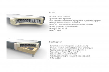 OC-BX23163 von Oschmann - Boxspringbett KT 10000P salbei