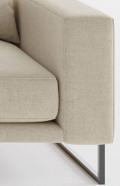 Natalia von Primavera Furniture - Polstergarnitur links rotbraunbeige